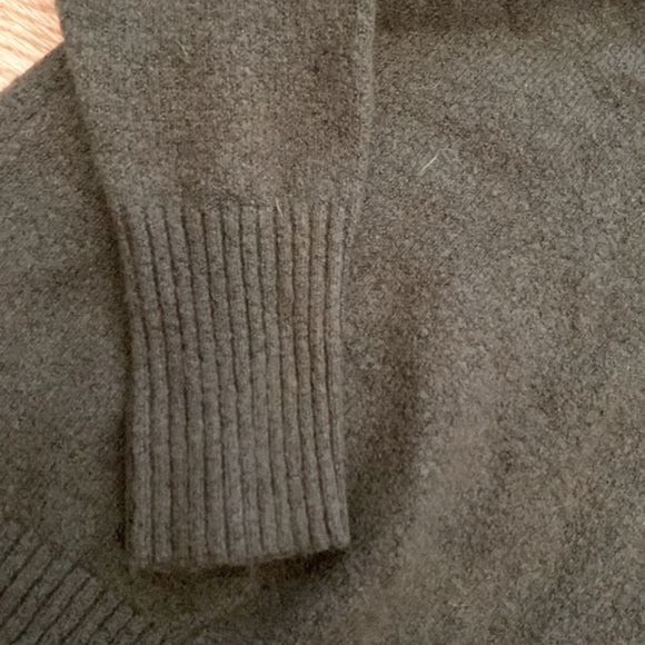 WILLIAM RAST Alpaca blend Cowl Neck Sweater Womens M knit dark green oversized - Picture 5 of 10